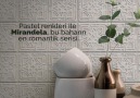 Ege Seramik - Pastel renkleri ve rölyefli tasarımı ile...