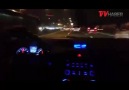 E5 İstanbul  Hyundai i20 ile makas ve kaza anı