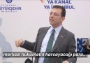 Ekrem İmamoğlu - Kanal İstanbul bütçesiyleİstanbul&