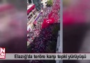 Elazığ Teröre Karşı Tepki Yürüyüşü