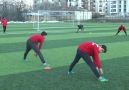 Elaziz Belediyespor U14 futbol takımı antrenmanı toplu-topsuz ısınma...