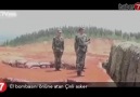 El bombasını önüne atan Çinli asker