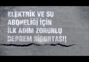 Elektrik ve su aboneliği için ilk adım zorunlu deprem sigortası!