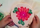 Embroidery Projects - Embroidery Ribbon Flower Stitching  Tuto...