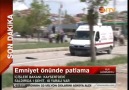 Emniyet önünde patlama ilk görüntüler