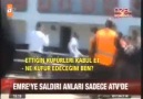 Emre Belözoğlu, kendisine saldıran Beşiktaşlı taraftarı böyle kovalıyor...