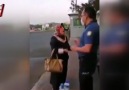 Ensonhaber - Polisi maske uyarısı yaptığına pişman eden kadın...