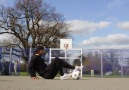 Epic Half Court Sitting Volley!