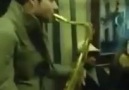 Epic Saxophone Battle in Subway!
