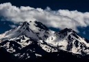 Erciyesin zirvesinde rüzgarın bulutla... - Develi Güncel Fotoğraf & Haber