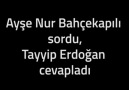 Erdoğan Ayşe Nur Bahçekapılının Kürdistan neresi sorusunu yanıtladı.