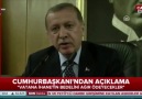 Erdoğan: ''Bu hareket Allah'ın bize büyük bir lütfu!''