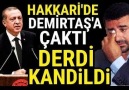 Erdoğan Hakkaride Demirtaşa Çaktı. (Derdi Kandildi)
