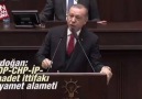 Erdoğan &quotHDP-CHP-İP-Saadet ittifakı kıyamet alameti."