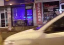 Erzurum Cumhuriyet Caddesinde eşek kovalamaca