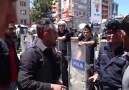 Erzurumda HDP mitingi için toplanan gruba Erzurumlu  dadaşlar ...