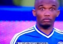 Eto'o having a sniff...?