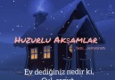 Evi güzel gösterenHuzurdur.. Huzurlu akşamlar..