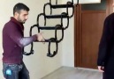 Evin İçinden Üst Kata Çıkılmasını Sağlayan Harika Merdiven Tasarımı