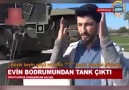 Evinin bodrumundan tank çıkan adamın dramı