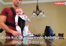 Evin küçük oğlu evde babaya emanet edilirse..