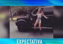 Expectativa Vs Realidad del reto bailando fuera del coche en movimiento