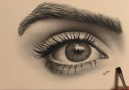 Fascinating eye drawing by PortraitPainter Pabst...