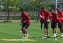 Fast Footbwork Warm Up with Sevilla First Team