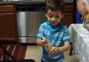 Father pranks kid with crap present. Surprising result!