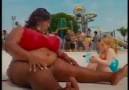 Fat Woman Diving!