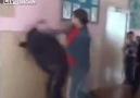 Female Bully Forces Smaller Boy to Defend Himself