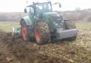 Fendt 939 Vario Deep Ploughing with One Big Furrow