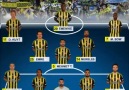 Fenerbahçemizin ilk 11'i ve sahaya dzilişi..