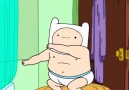 Finn as Buff Baby  Adventure Time