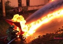 Firefighter vs. Flamethrower Challenge