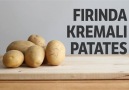 Fırında Kremalı Patates