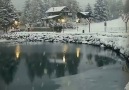 First snow in Switzerland Is it snowing in your country Video by @sennarelax