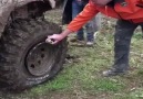 Fix a tire that has popped off the wheel
