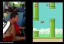 Flappy Bird Game Play Reaction. Lol