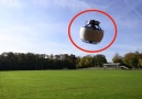 Flying drone ball
