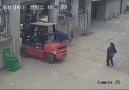 Forklift Accident Never move forklifts with elevated forks, it...
