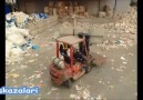 Forklift adamı ezdi...