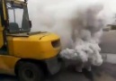 Forkliftten Çıkan Akıl Almaz Duman!
