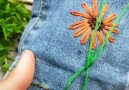 Found a hole on your sweater Just make a flower out of it!