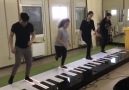 Four People Step On Giant Piano Deliver Most Awesome Despacito Cover