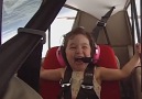 Four-Year-Old Girl Enjoys Dad's Spectacular Aerobatic Maneuvers