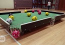 Futbol Toplarıyla Bilardo Oynamak