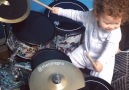 9GAG - 2-year-old boy playing drums Facebook
