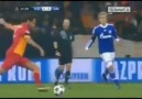 Galatasaray - Schalke 04 Hamit'in Beraberliği Getiren Gol'ü