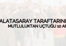 Galatasaray taraftarının mutluluktan uçtuğu 10 an.